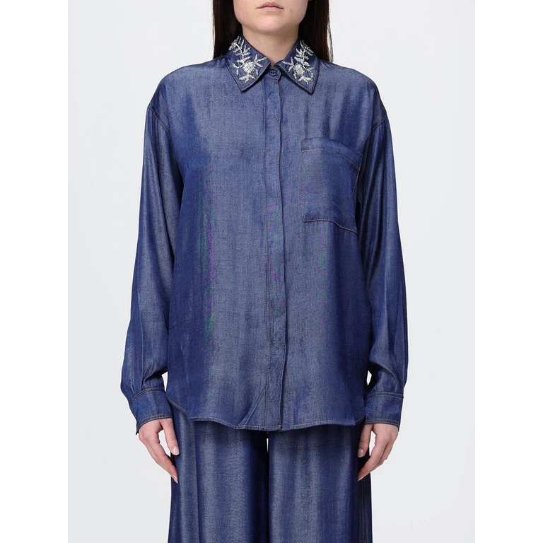 LIU JO Shirt Woman color Denim (UA6274D489477000)