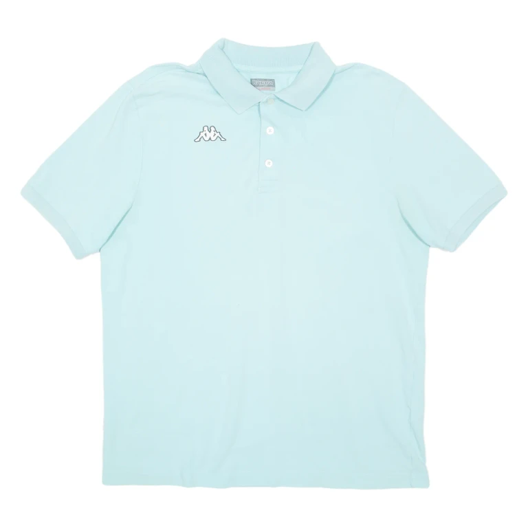 KAPPA Mens Polo Shirt Blue XL