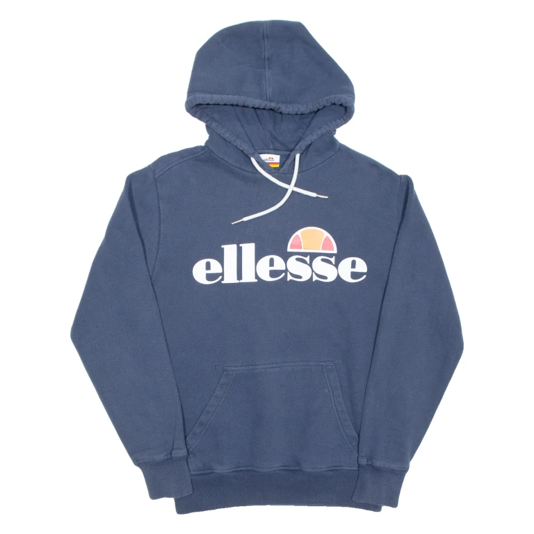 ELLESSE Womens Blue Hoodie UK 10