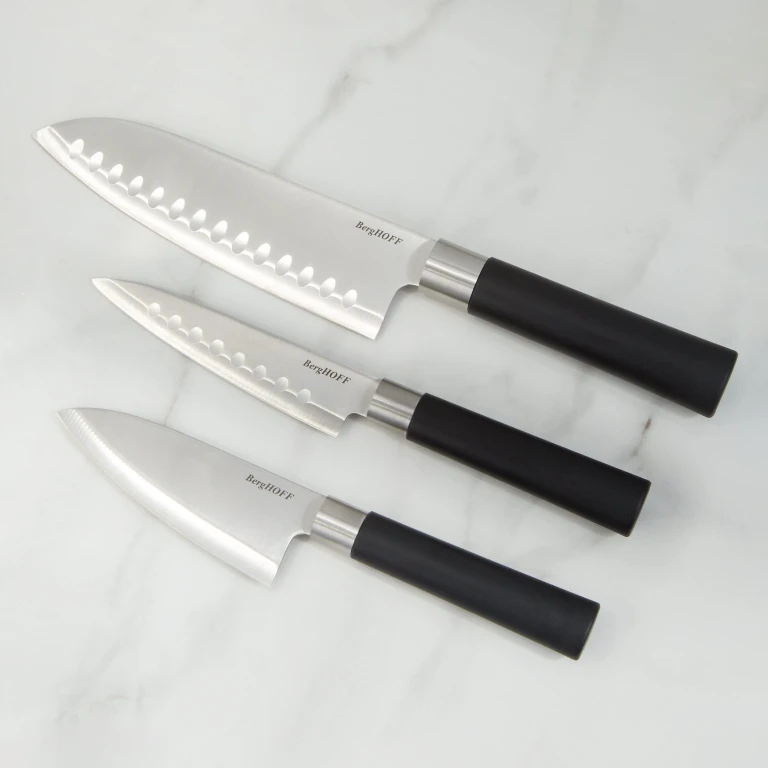 DiNA Codon 3pc Stainless Steel Santoku Set