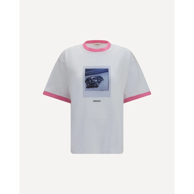 T-shirt en jersey de coton Versace