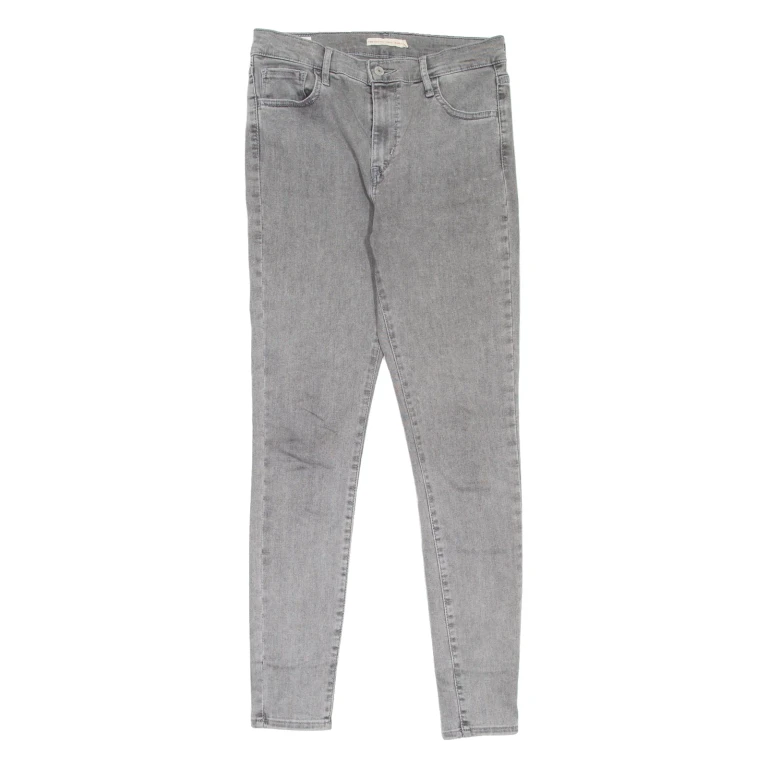 LEVI'S 720 High Rise Premium Womens Jeans Grey Slim Skinny W29 L30