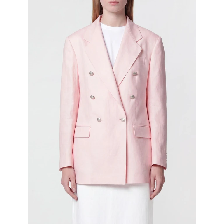 Double-Breasted Blazer with Peak Lapels and Flap Pockets (JLORELEY19B340021EY958)