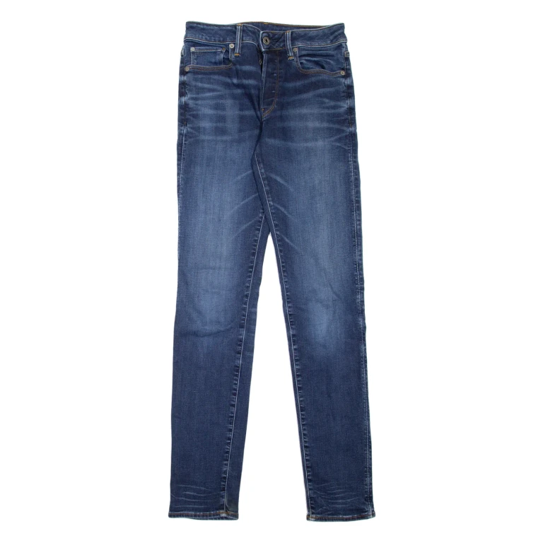 G-STAR 3301 Mens Jeans Blue Slim Tapered Stone Wash W28 L34