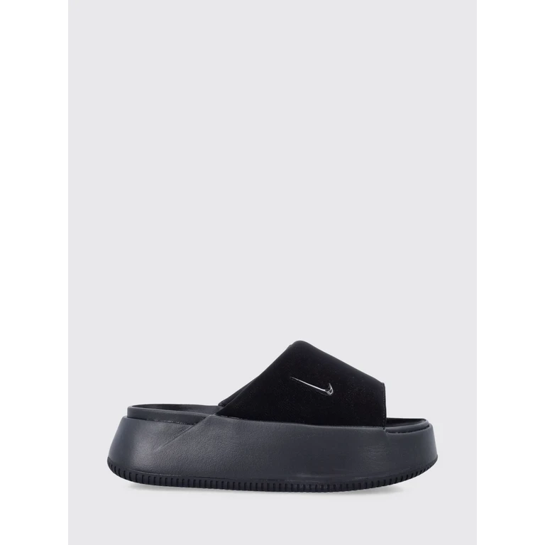 Calm Elevation Mules de cuña de goma y neopreno con suela plataforma