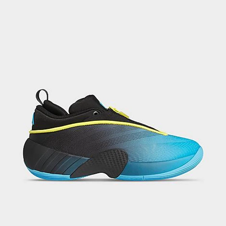 Big Kids D. O.N. Issue #7 Basketball Shoes in Lucid Aquamarine/Core Black/Yellow Size: 3.5