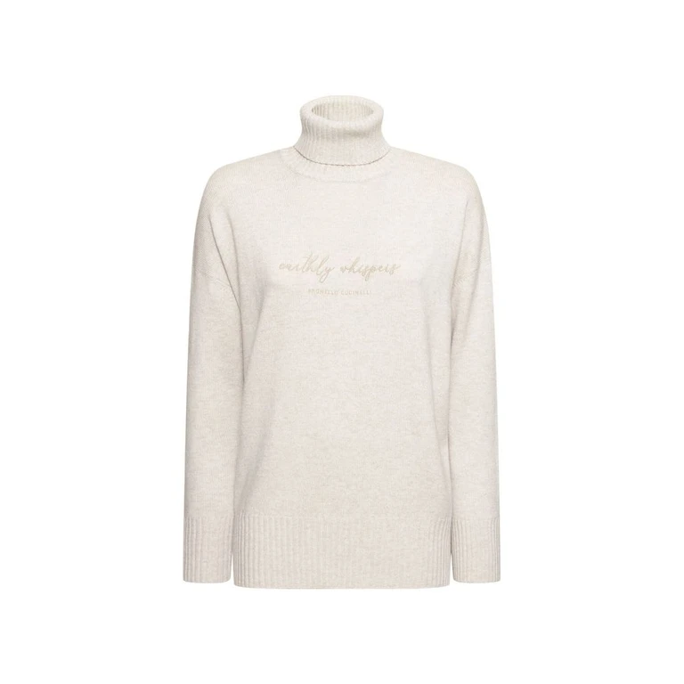 Brunello Cucinelli Beige Cashmere Sweater Clothing - Women