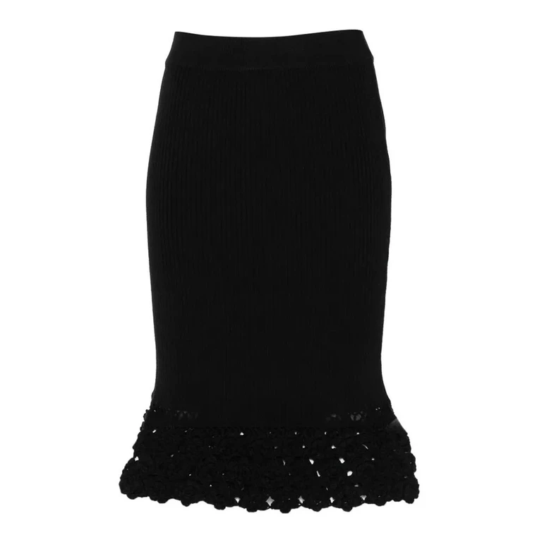 Ganni Jupe Midi - Noir