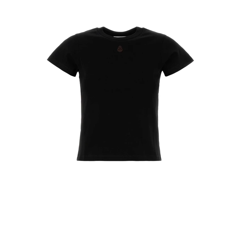Alexander McQueen Black Cotton T-Shirt Exterior - Women