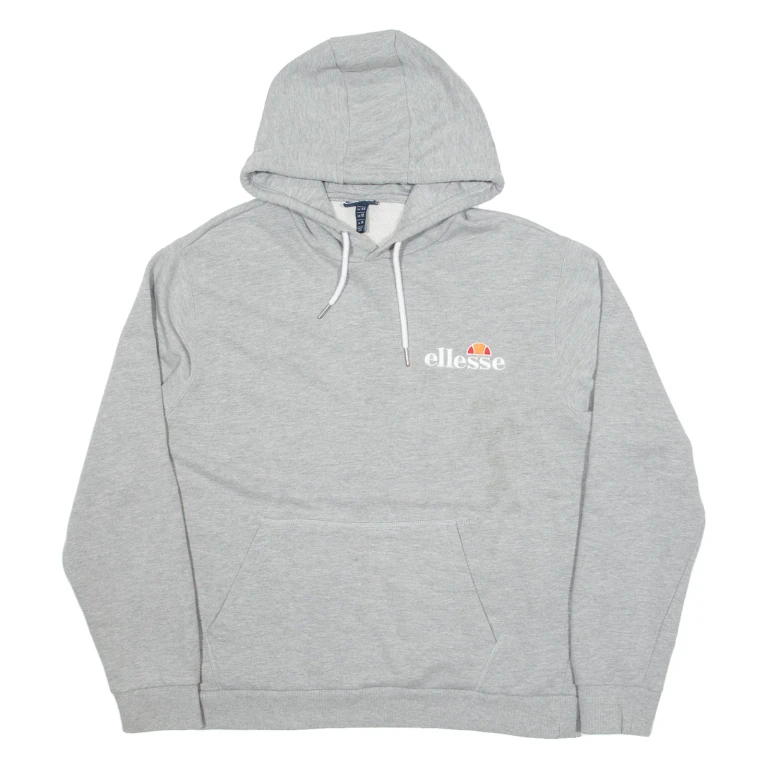 ELLESSE Womens Grey Hoodie UK 16