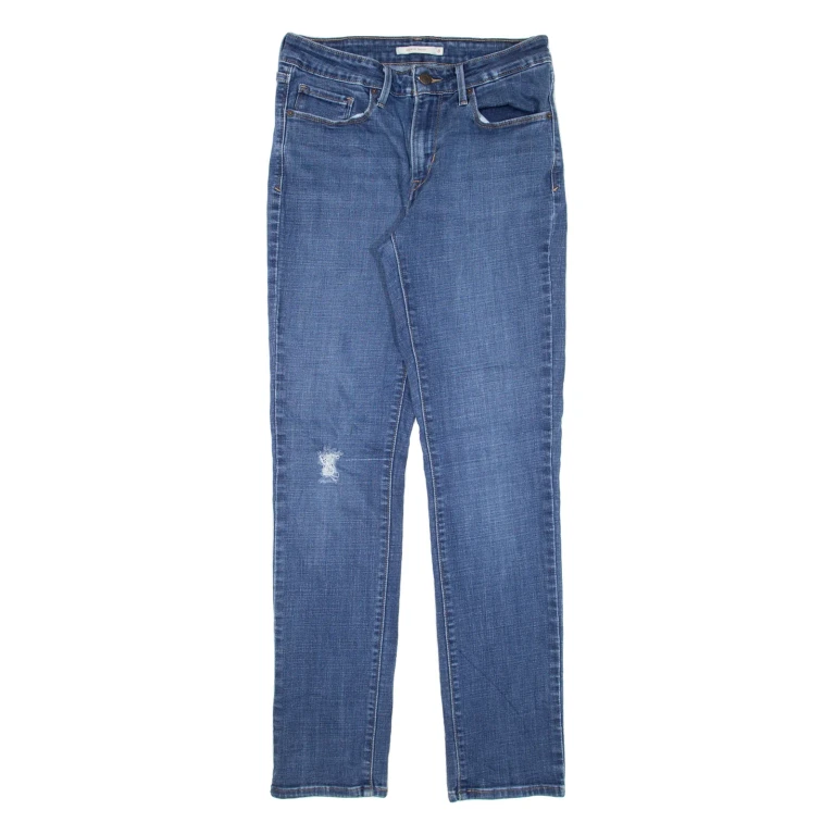 LEVI'S Mid Rise Womens Jeans Blue Slim Skinny W29 L29