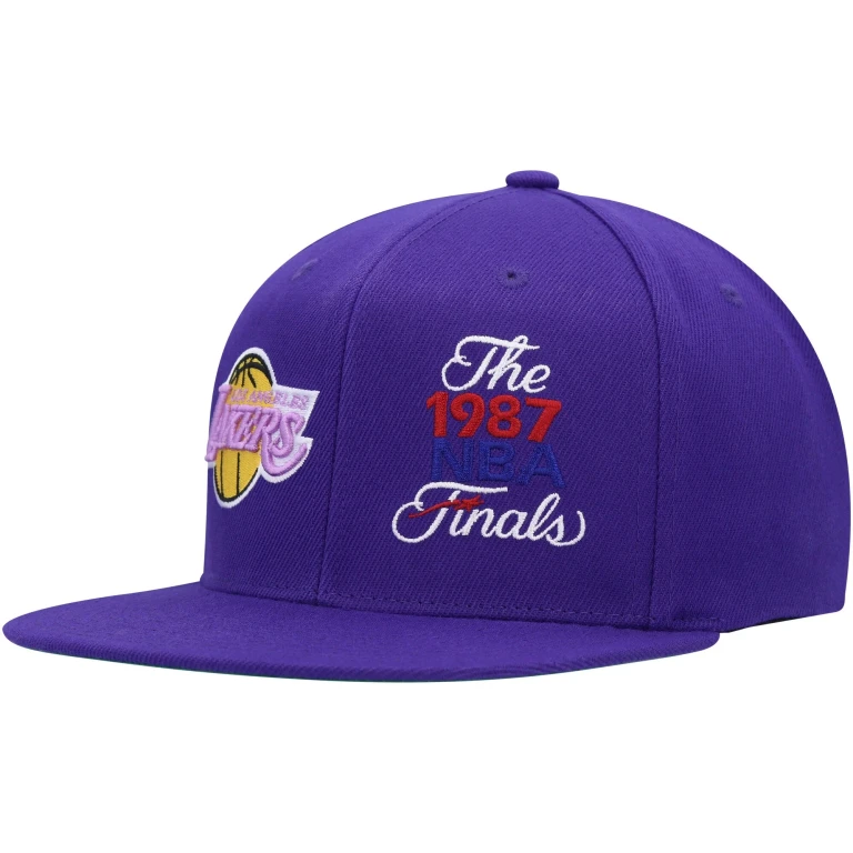 Men's NBA Dual Whammy Snapback Hwc Lakers Snapback Caps