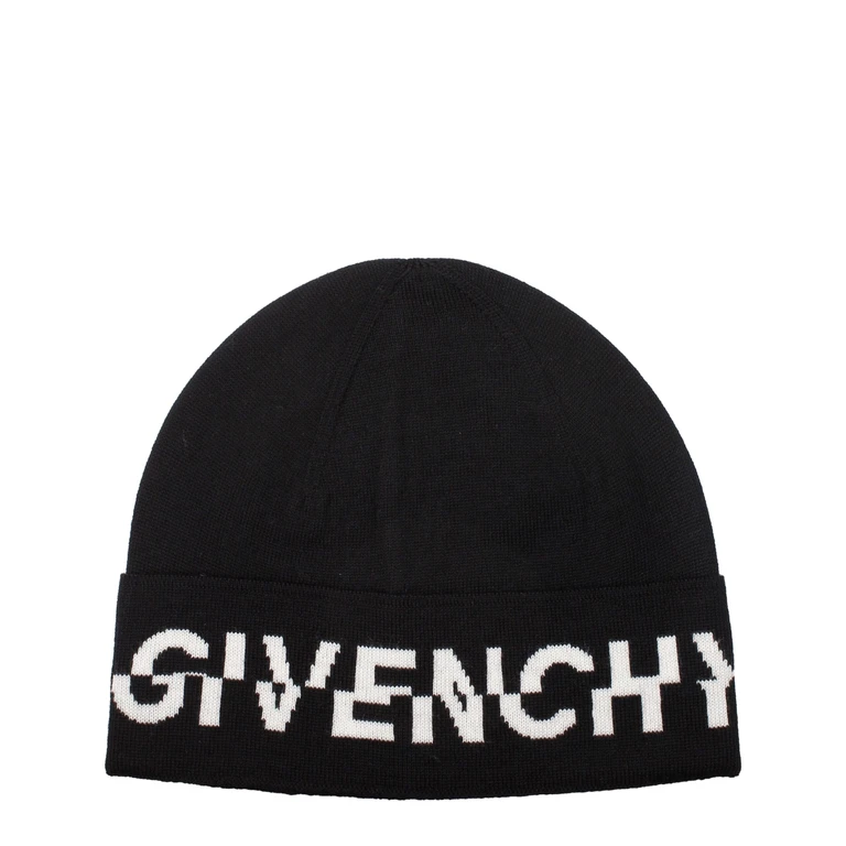 Givenchy Black Wool Beanie Accessory - Men
