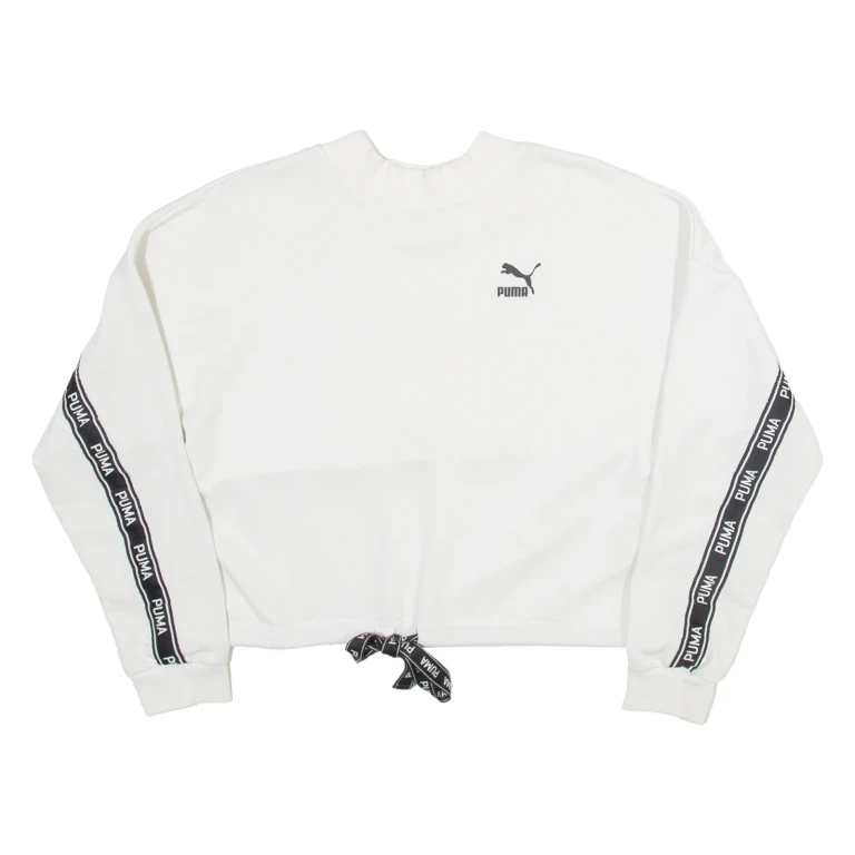 PUMA Womens Sweatshirt White M