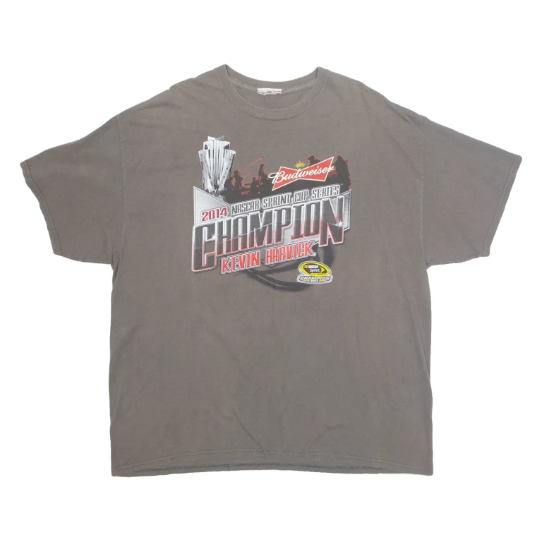 Nascar Kevin Harvick Mens T-Shirt Grey XL