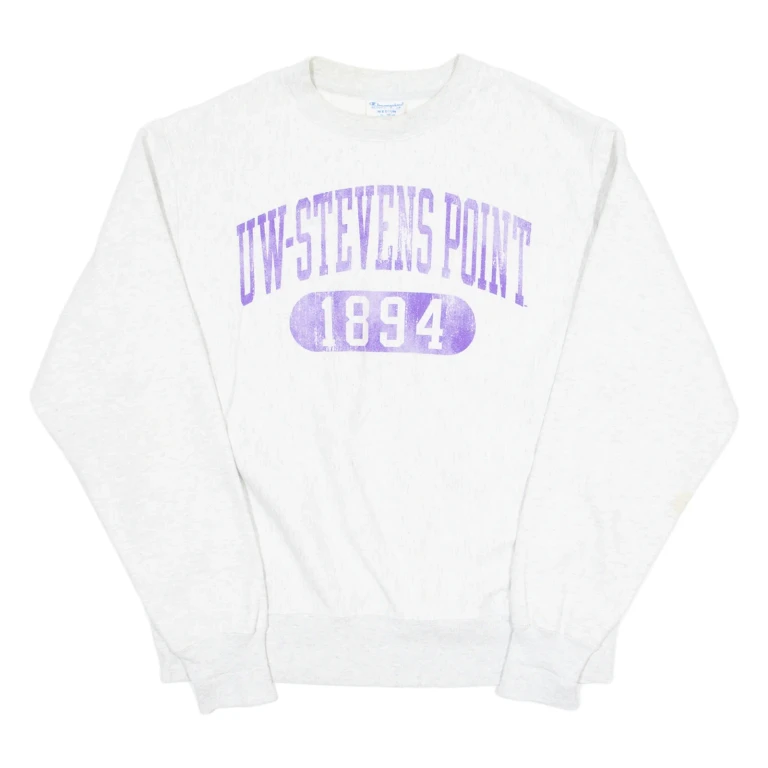 CHAMPION REVERSE WEAVE UW STEVENS Mens Sweatshirt Grey M
