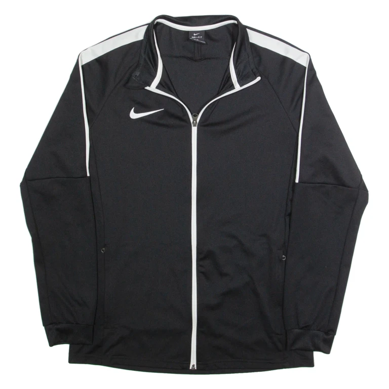 NIKE Mens Track Jacket Black L