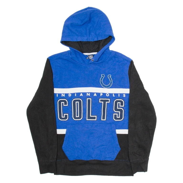 NFL Indianapolis Colts Mens Blue Hoodie USA S