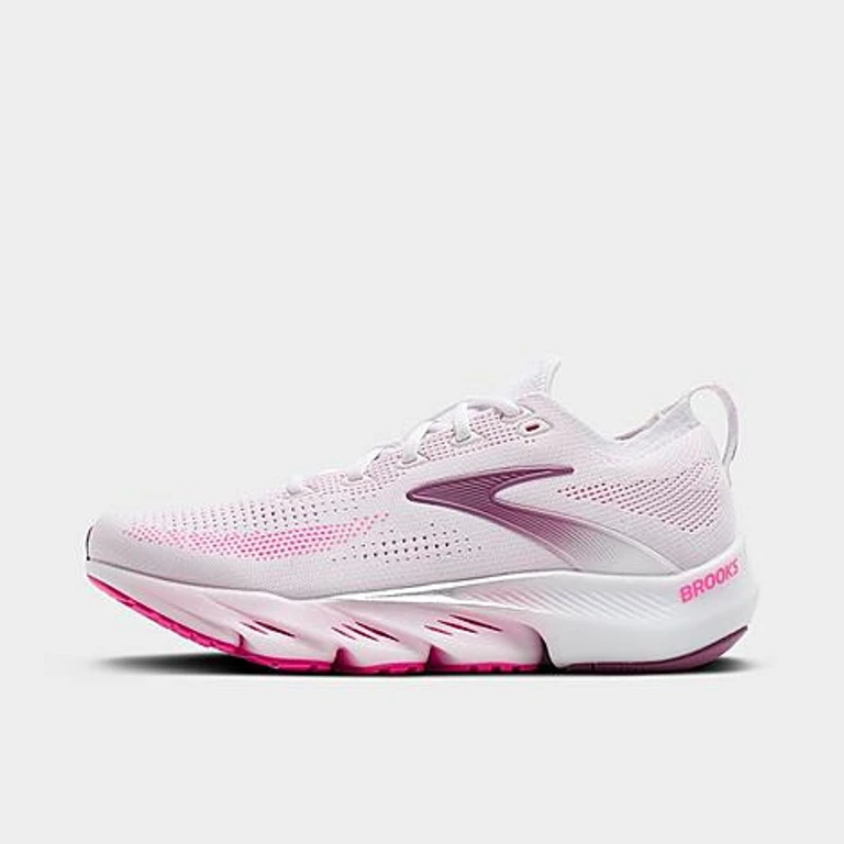 Women's Glycerin Flex Running Shoes in White/Cyber Pink/Argyle Size: 5.0
