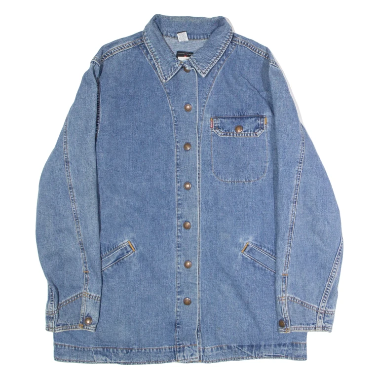 LEVI'S Womens Denim Jacket Blue 90s L