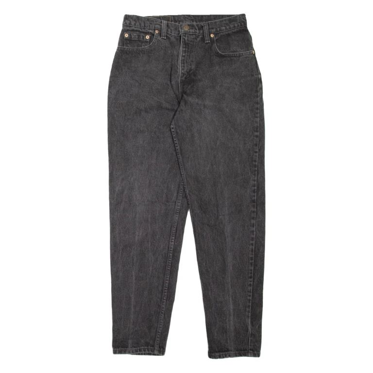 LEVI'S 550 Womens Jeans Black Regular Mom 90s W28 L29