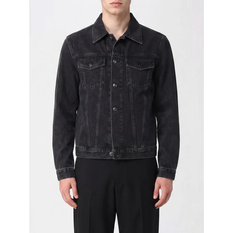 Cotton Denim Shirt Jacket with Patch Pockets (O41129PD01663111)