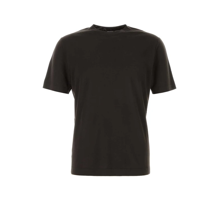 Zegna Dark Brown Wool Sweater M09 Exterior: Maglieria - Men