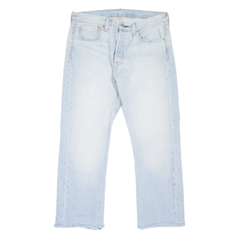 LEVI'S Mens Jeans Blue Regular Straight Stone Wash W32 L26