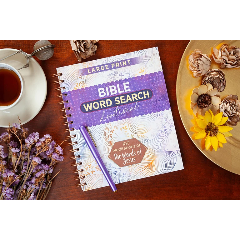 100 Meditations on the Words of Jesus (Word Search Devotional)