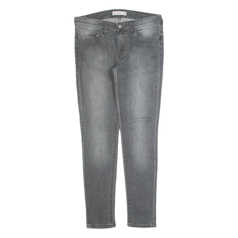 LEVI'S Womens Jeans Grey Slim Jegging Stone Wash W30 L30