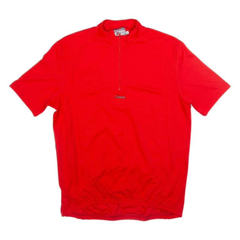 XWAVE Cycling Mens Jersey Red 1/4 Zip XL