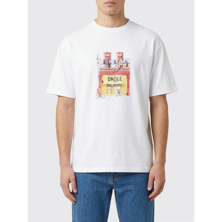 DRÔLE DE MONSIEUR T-Shirt Men color White (KTS307CO002OFFWHITE)