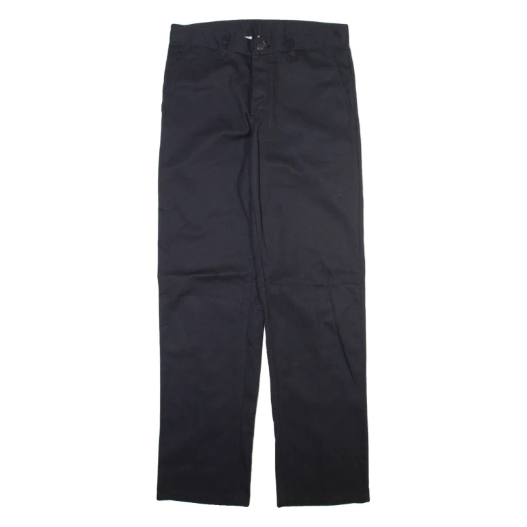 DICKIES Mens Trousers Black Regular Straight W30 L32