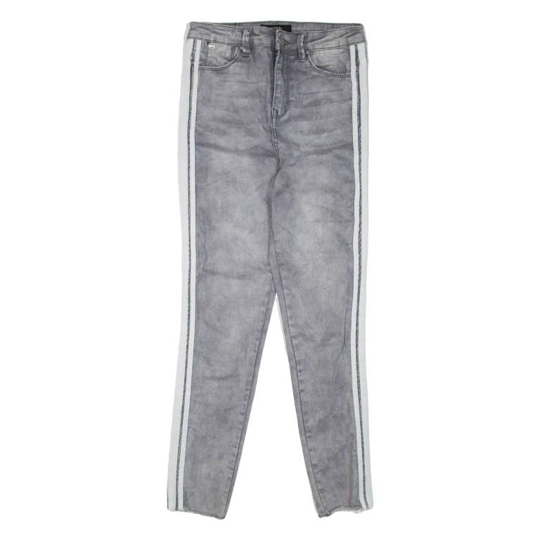 DIESEL Womens Jeans Grey Regular Skinny W26 L27
