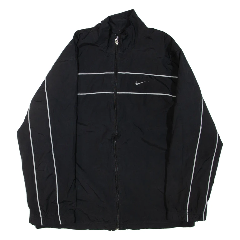 NIKE Mens Track Jacket Black L