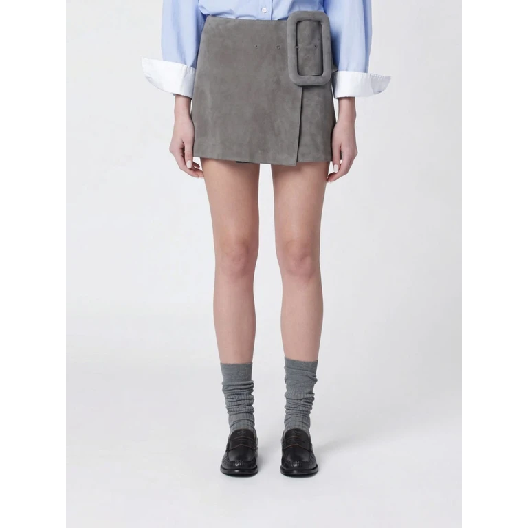 Skirt Woman color Grey (FSK464LH00590516)