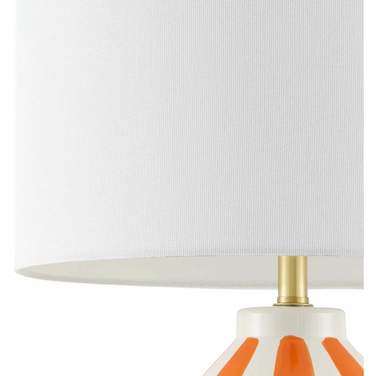 Isbergues Orange Table Lamp
