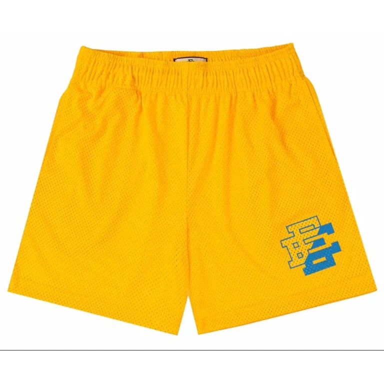 Men's Ee Basic Short Yellow/Baby Blue Split Ss24 Shorts