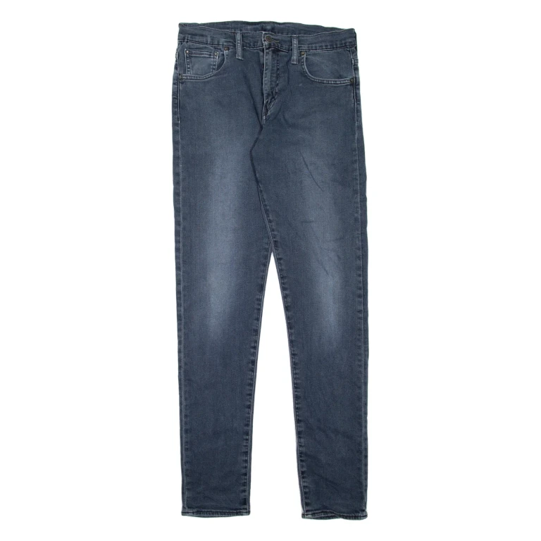 LEVI'S 520 Jeans Mens Blue Regular Tapered Stone Wash W30 L34