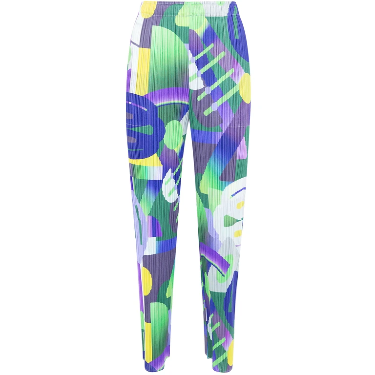 PLEATS PLEASE Pantaloni Con Pieghe "Playground"