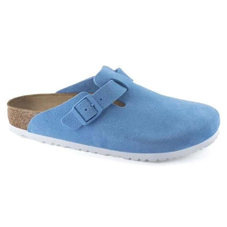 Boston Suede Leather Clogs