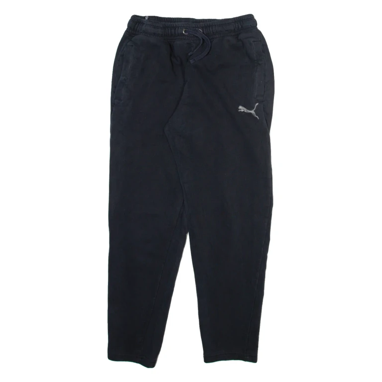 PUMA Womens Joggers Black Tapered S W28 L28