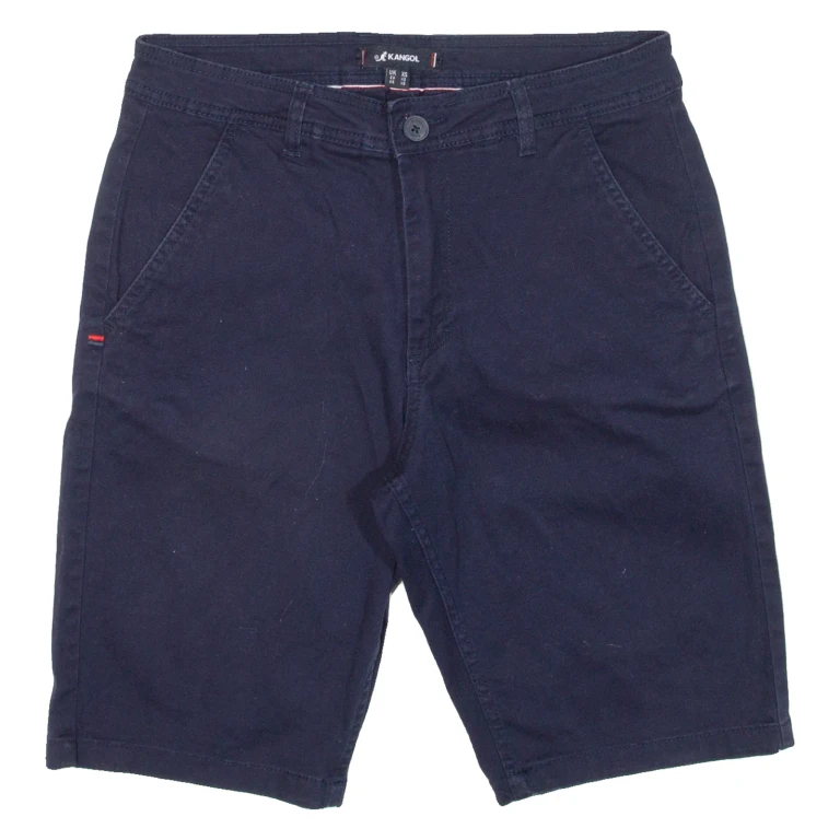 KANGOL Mens Chino Shorts Blue XS W29