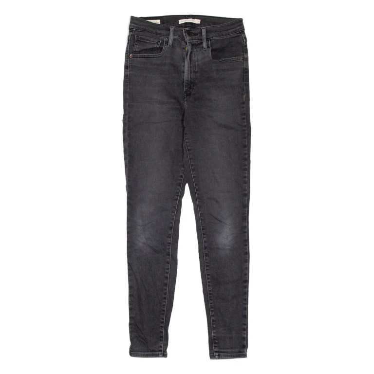 LEVI'S Mile High BIG E Womens Jeans Grey Slim Skinny W27 L28