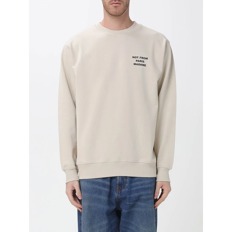 DRÔLE DE MONSIEUR Sweatshirt Men color Beige (PERMSW149CO127MT)