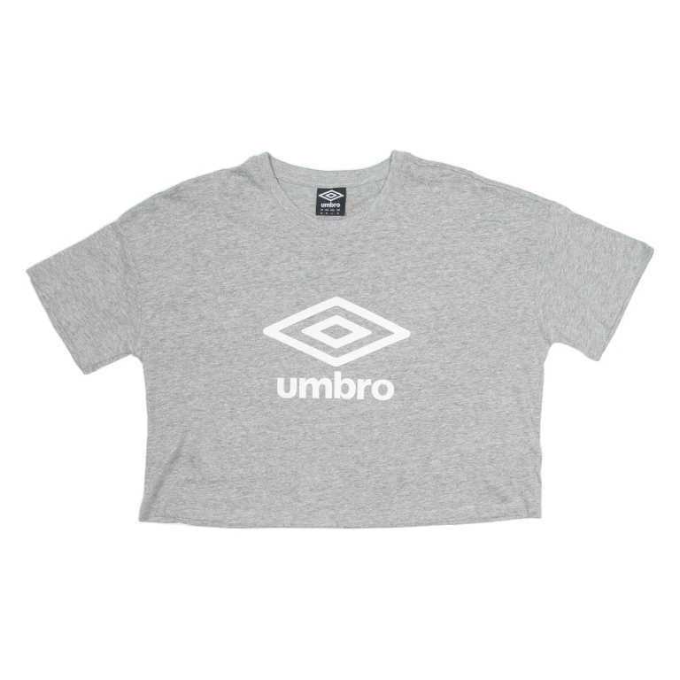 UMBRO Cropped Womens T-Shirt Grey M