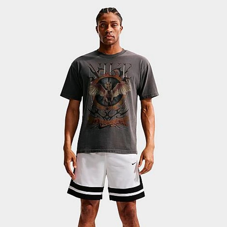 Nike Men's Wings Graphic Basketball T-Shirt in Black Size: Small