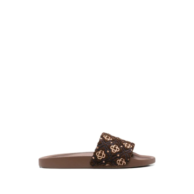 Slippers Brown "Monogram Pool"