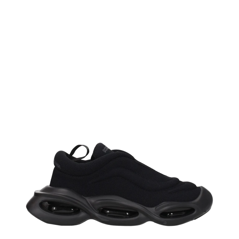 Dolce & Gabbana Black Fabric Chunky Sneakers - Men