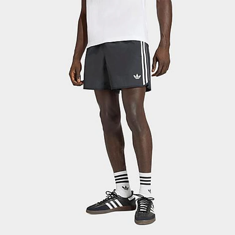 adidas Men's Originals adicolor Sprinter Shorts in Black Size: XS